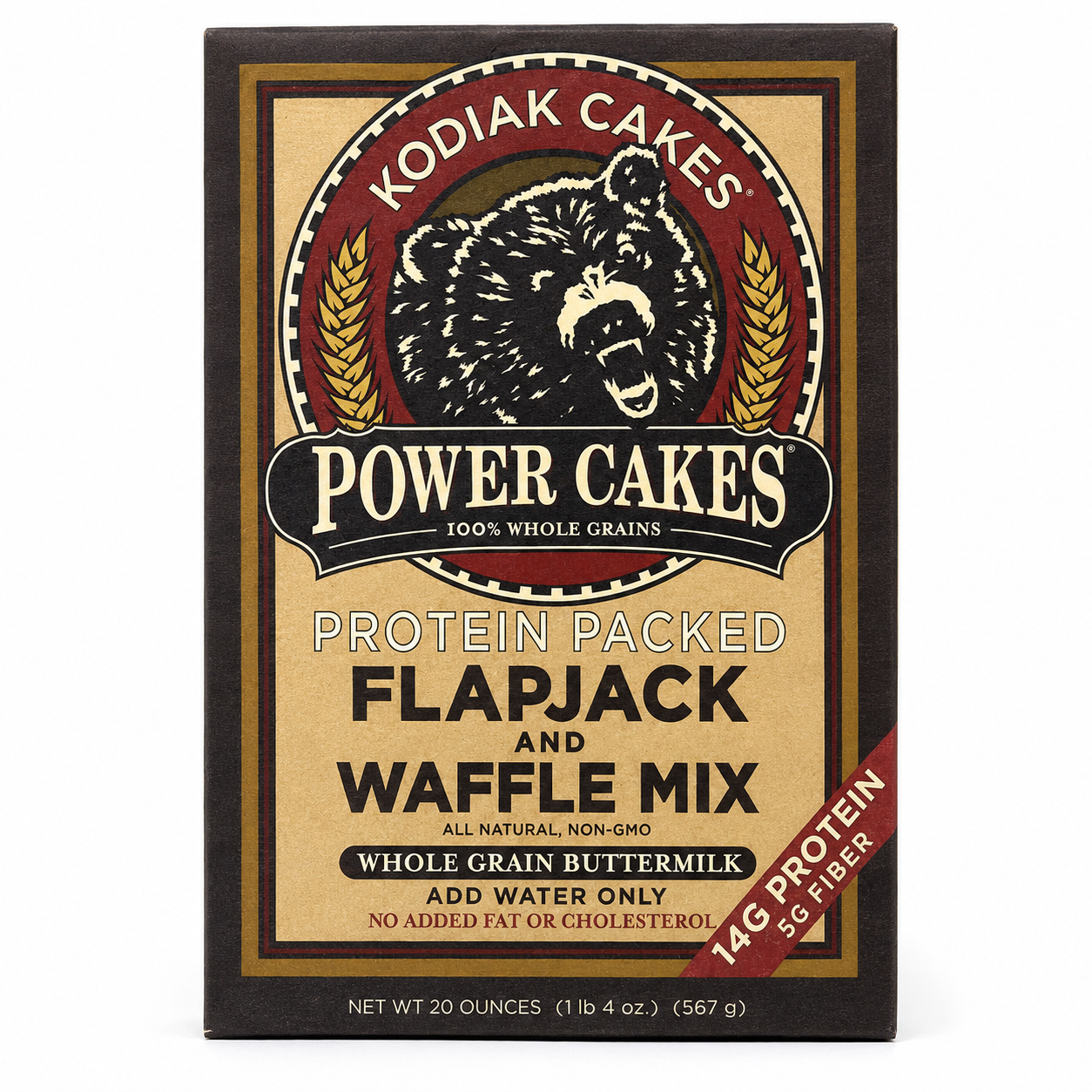 Kodiak Cakes Power Cakes Flapjack and Waffle Mix 20 oz Kodiak Cakes